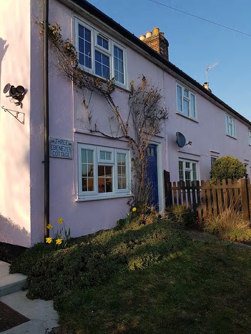 Front of cottage